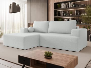 Deylor Bäddsoffa med Divan 3-sits - Grå - Möbler - Soffa - Bäddsoffa