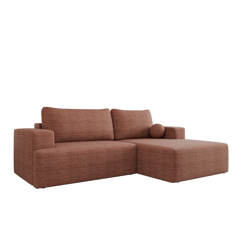 Deylor Bäddsoffa med Divan 3-sits - Rosa - Möbler - Soffa - Bäddsoffa