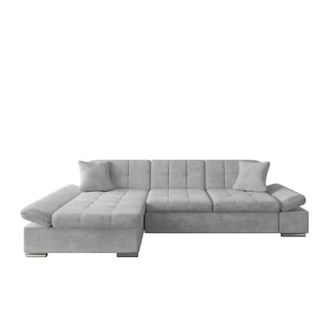 Djerra 3-sits Bäddsoffa divan vänster med förvaring
