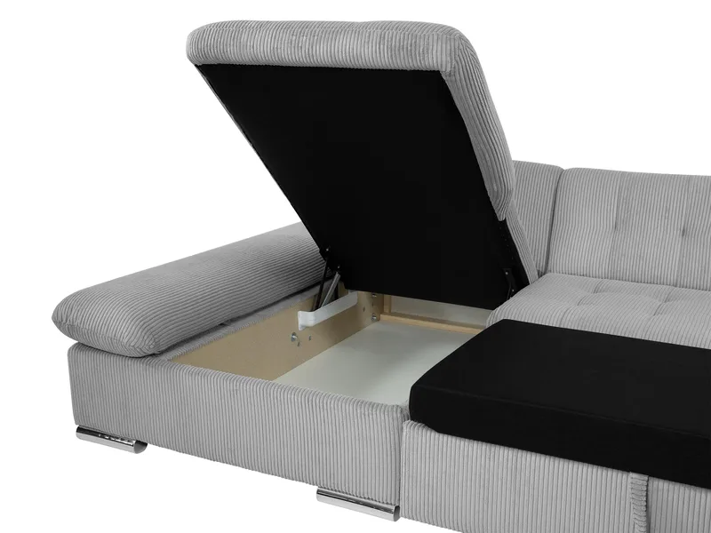Djerra 3-sits Bäddsoffa med divan och förvaring - Möbler - Soffa - Bäddsoffa