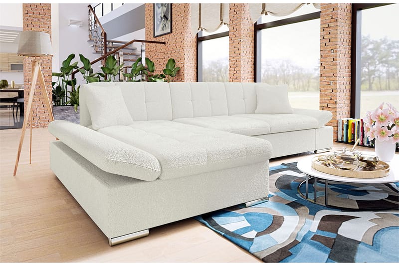 Djerra Bäddsoffa m. Divan L-formad - Möbler - Soffa - Bäddsoffa