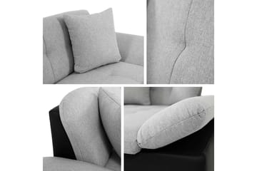 Djerra Bäddsoffa med Divan 3-sits - Beige - Möbler - Soffa - Bäddsoffa