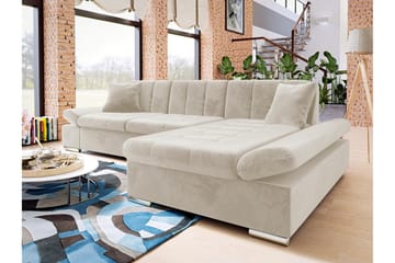 Djerra Bäddsoffa med Divan 3-sits - Beige - Möbler - Soffa - Bäddsoffa
