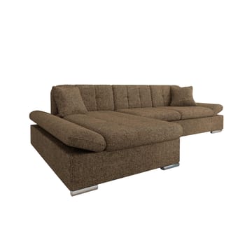 Djerra Bäddsoffa med Divan 3-sits - Brun - Möbler - Soffa - Bäddsoffa