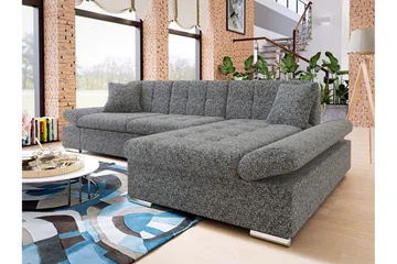 Djerra Bäddsoffa med Divan 3-sits - Marinblå - Möbler - Soffa - Bäddsoffa