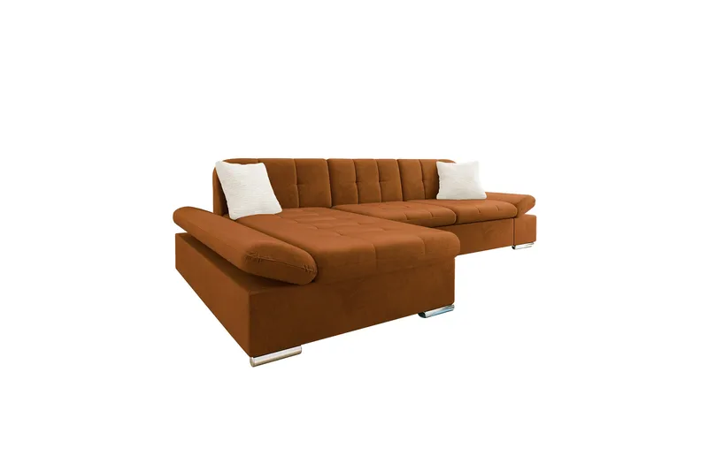 Djerra Bäddsoffa med Divan 3-sits - Orange - Möbler - Soffa - Bäddsoffa