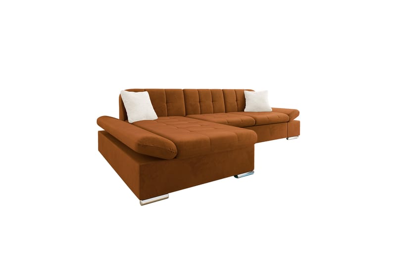 Djerra Bäddsoffa med Divan 3-sits - Orange - Möbler - Soffa - Bäddsoffa