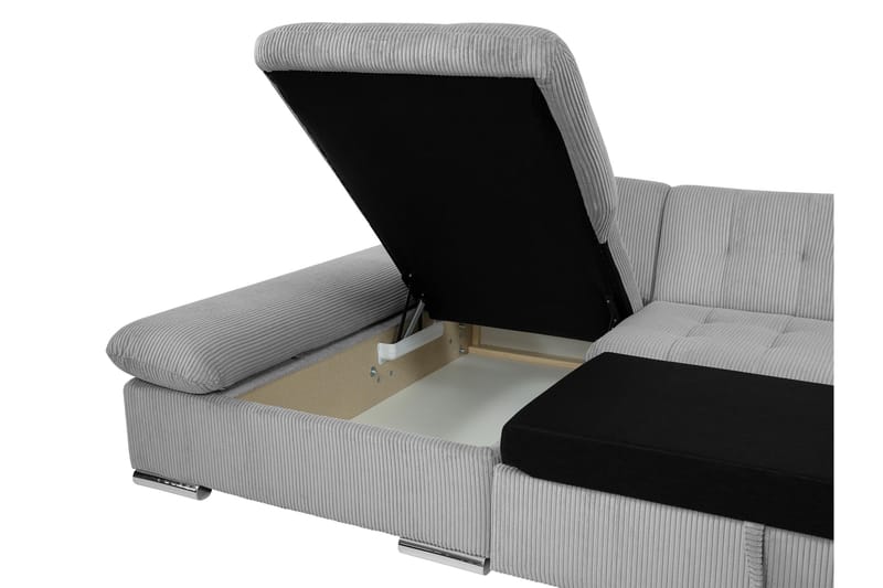 Djerra Bäddsoffa med Divan 3-sits - Vit - Möbler - Soffa - Bäddsoffa