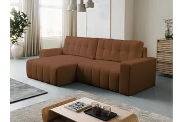 Doryn Bäddsoffa med Divan 3-sits - Brun - Möbler - Soffa - Bäddsoffa