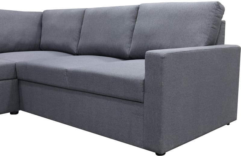 Dream hörnsoffa med bäddfunktion och förvaring - Mörkgrå - Mörkgrå - Möbler - Soffa - Bäddsoffa