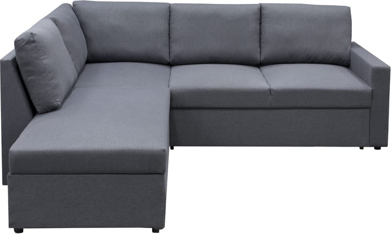 Dream hörnsoffa med bäddfunktion och förvaring - Mörkgrå - Mörkgrå - Möbler - Soffa - Bäddsoffa
