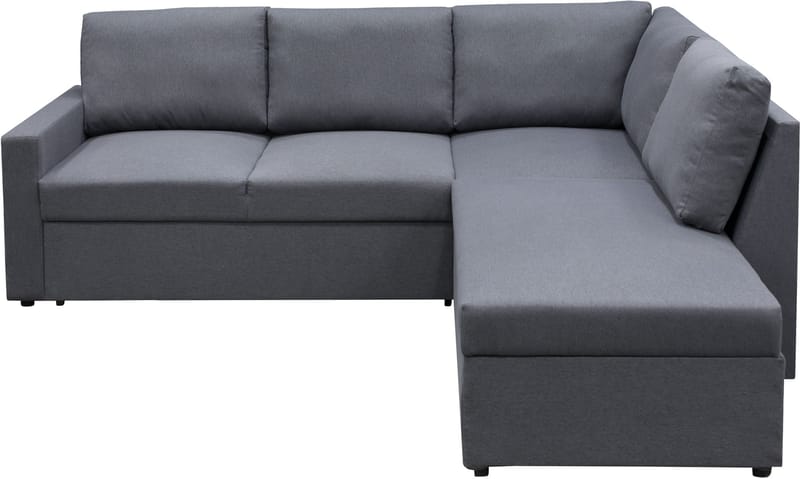Dream hörnsoffa med bäddfunktion och förvaring - Mörkgrå - Mörkgrå - Möbler - Soffa - Bäddsoffa