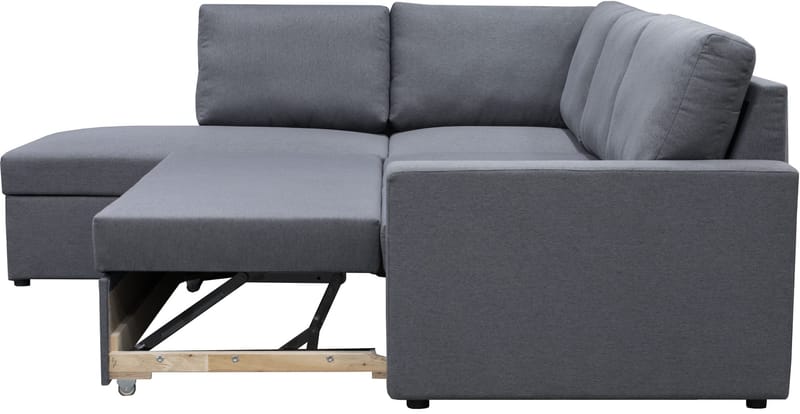 Dream hörnsoffa med bäddfunktion och förvaring - Mörkgrå - Mörkgrå - Möbler - Soffa - Bäddsoffa