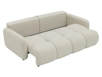 Durven 3-sits Bäddsoffa 160x200 cm med Förvaring i Bouclé - Beige - Möbler - Soffa - Bäddsoffa