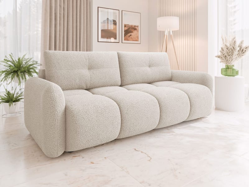 Durven Bäddsoffa 3-sits - Beige - Möbler - Soffa - Bäddsoffa