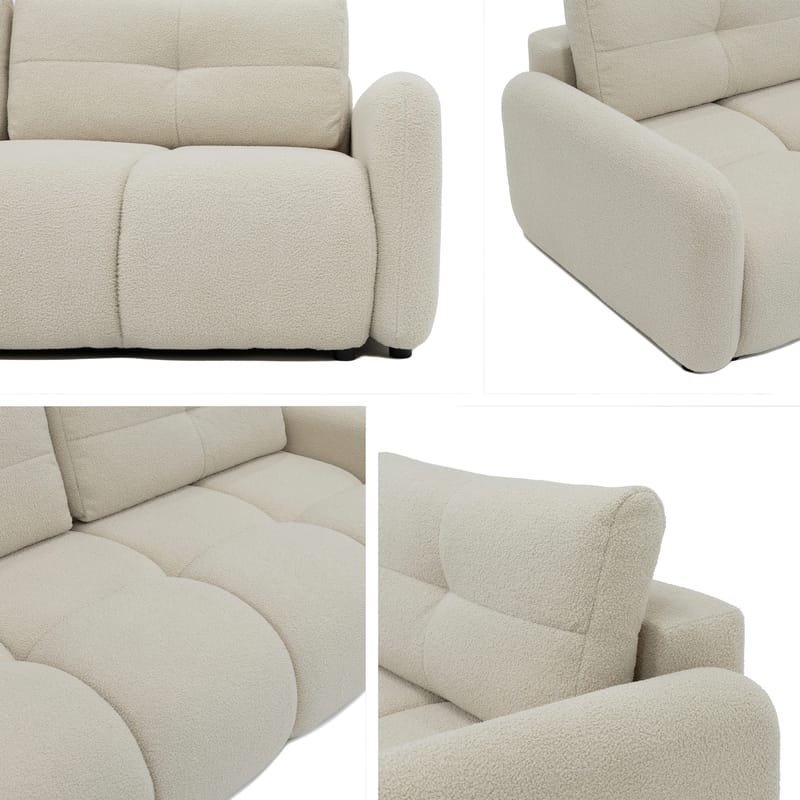 Durven Bäddsoffa 3-sits - Beige - Möbler - Soffa - Bäddsoffa