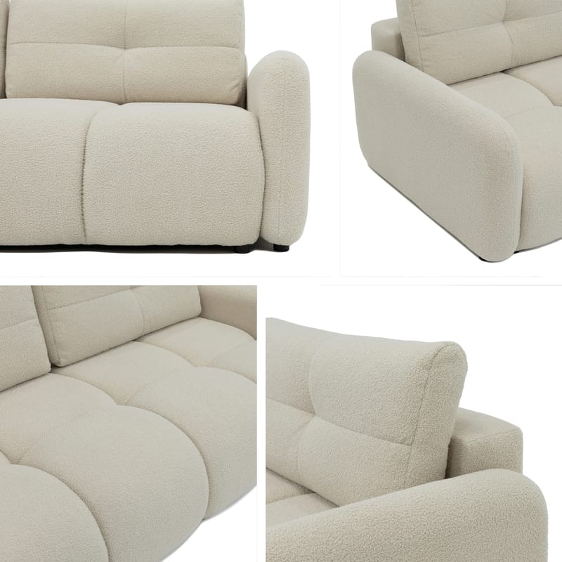Durven Bäddsoffa 3-sits - Beige - Möbler - Soffa - Bäddsoffa
