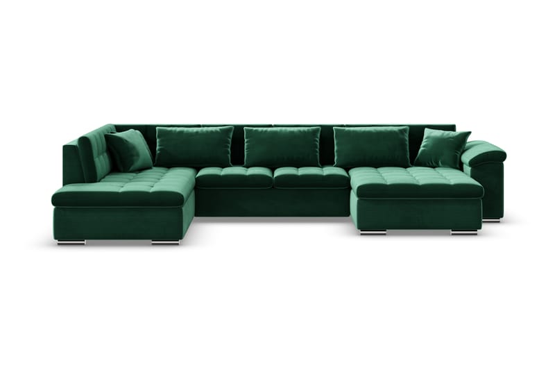 Dynir Bäddsoffa Divan Höger - Mörkgrön - Möbler - Soffa - Bäddsoffa
