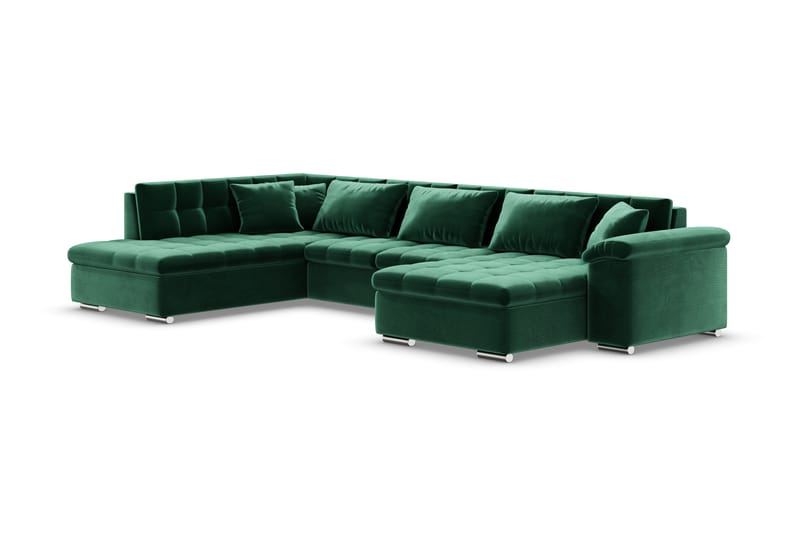 Dynir Bäddsoffa Divan Höger - Mörkgrön - Möbler - Soffa - Bäddsoffa