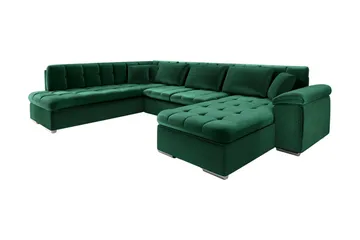 Dynir Bäddsoffa Divan Höger - Mörkgrön - Möbler - Soffa - Bäddsoffa