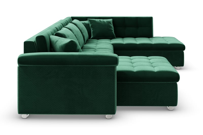 Dynir Bäddsoffa Divan Vänster - Mörkgrön - Möbler - Soffa - Bäddsoffa