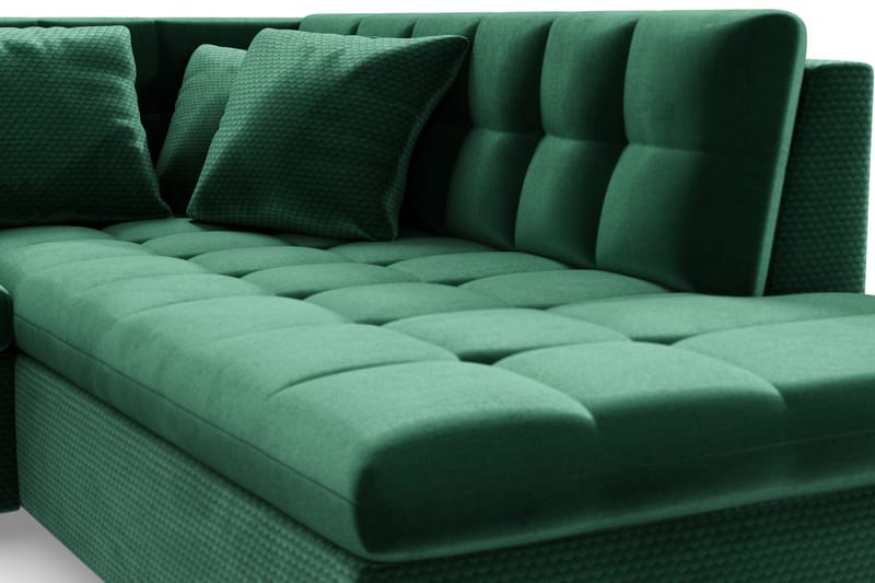 Dynir Bäddsoffa Divan Vänster - Mörkgrön - Möbler - Soffa - Bäddsoffa