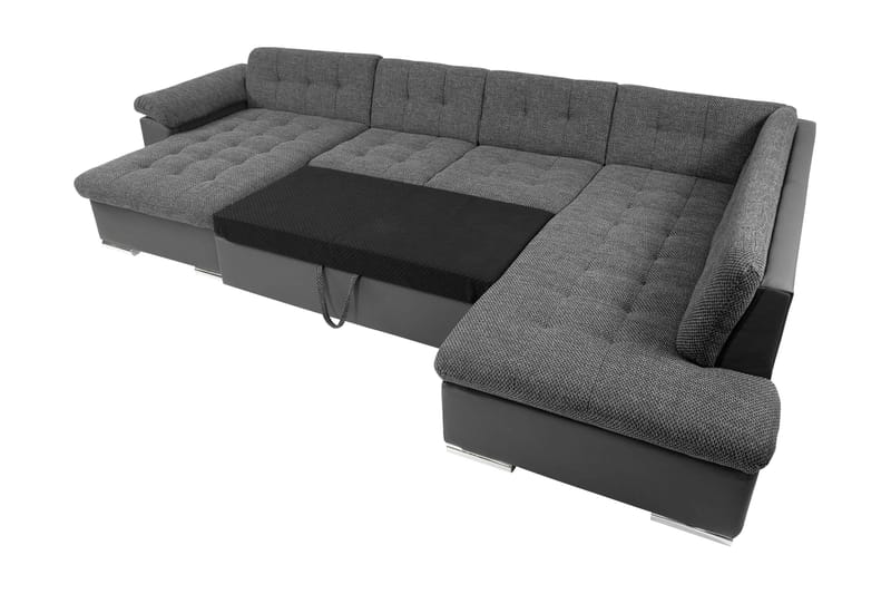 Dynir Bäddsoffa m. Divan och Schäslong 5-sits - Grön - Möbler - Soffa - Bäddsoffa