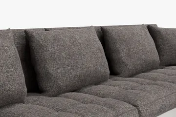 Dynir Hörnbäddsoffa Divan med Förvaring Höger - Vit/Ljusgrå - Möbler - Soffa - Bäddsoffa