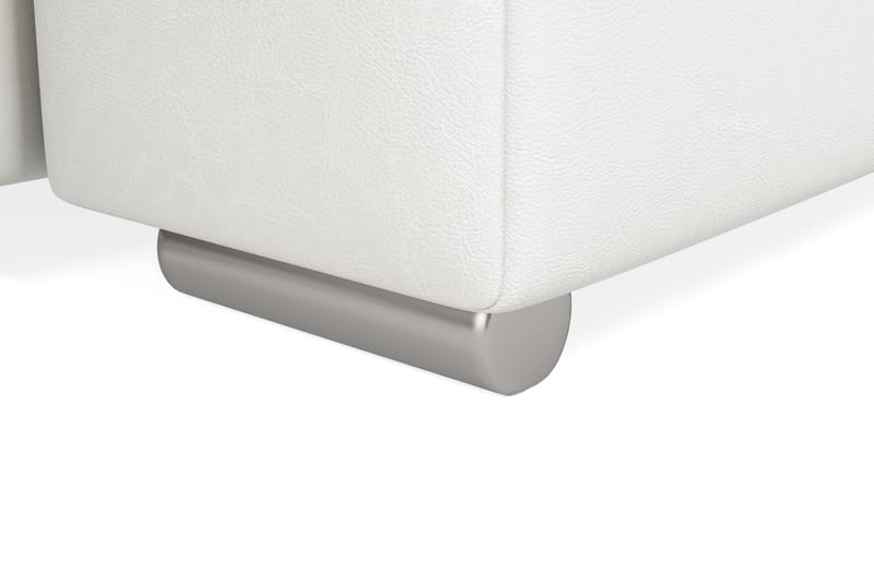 Dynir Hörnbäddsoffa Divan med Förvaring Höger - Vit/Ljusgrå - Möbler - Soffa - Bäddsoffa