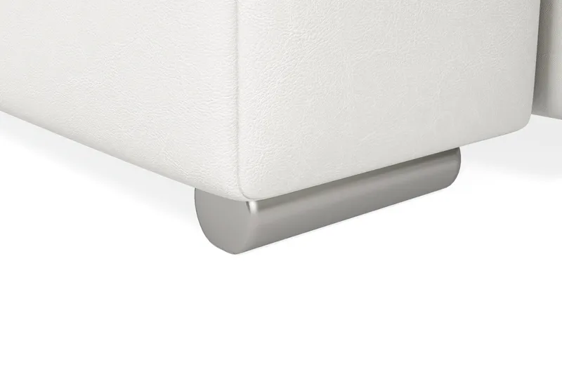 Dynir Hörnbäddsoffa Divan med Förvaring Vänster - Ljusgrå/Vit - Möbler - Soffa - Bäddsoffa