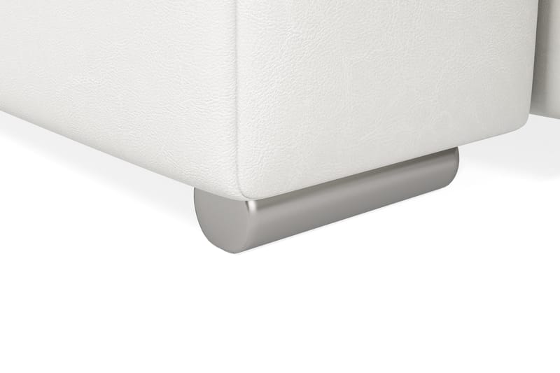 Dynir Hörnbäddsoffa Divan med Förvaring Vänster - Ljusgrå/Vit - Möbler - Soffa - Bäddsoffa