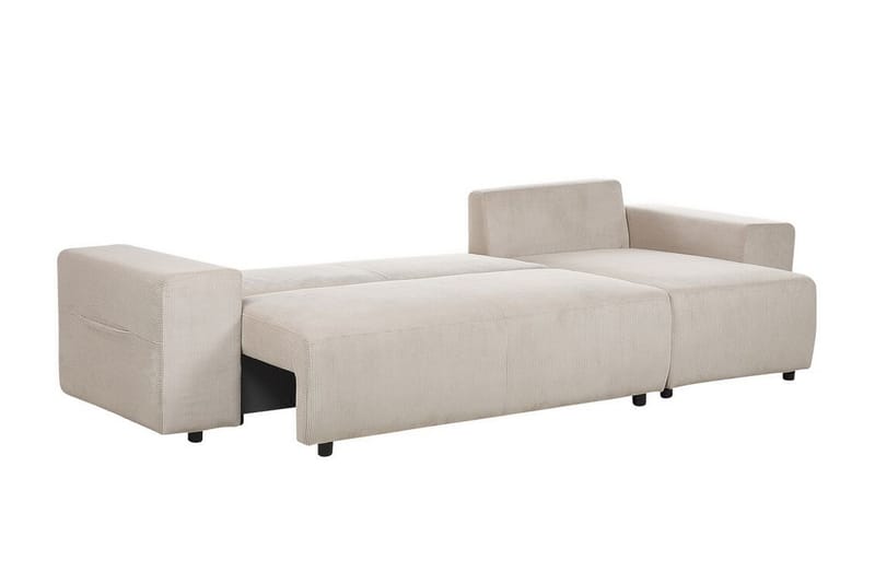 Dysis Hörnbäddsoffa 3-sits - Taupe/Svart - Möbler - Soffa - Bäddsoffa