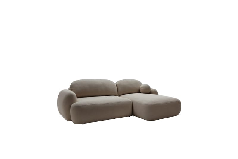 Efrem Bäddsoffa med Divan 3-sits i Bouclé - Brun - Möbler - Soffa - Bäddsoffa