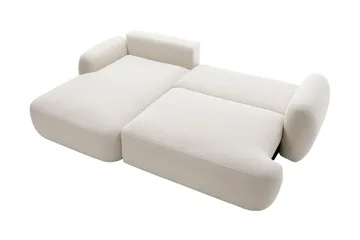Efrem Bäddsoffa med Divan 3-sits i Bouclé - Ljusgrå - Möbler - Soffa - Bäddsoffa