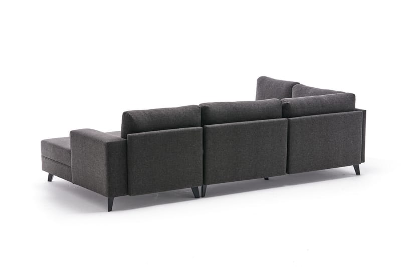 Efsunlu U-bäddsoffa - Antracit/Svart - Möbler - Soffa - Bäddsoffa