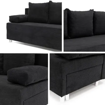 Eifion 3-sits Bäddsoffa - mörkbrun - Möbler - Soffa - Bäddsoffa