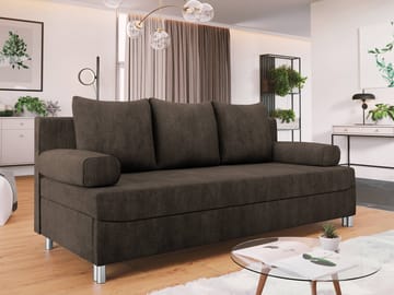 Eifion 3-sits Bäddsoffa - mörkbrun - Möbler - Soffa - Bäddsoffa