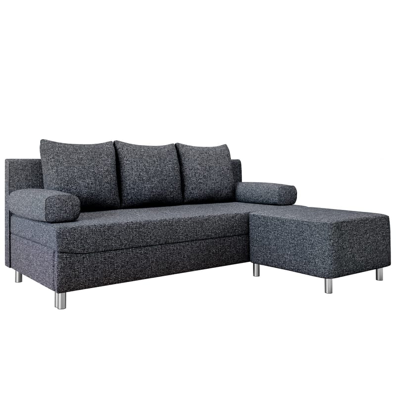 Eifion 3-sits Bäddsoffa med divan Högervänd - grå - Möbler - Soffa - Bäddsoffa