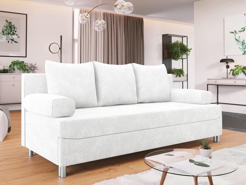 Eifion 3-sits Bäddsoffa - vit - Möbler - Soffa - Bäddsoffa