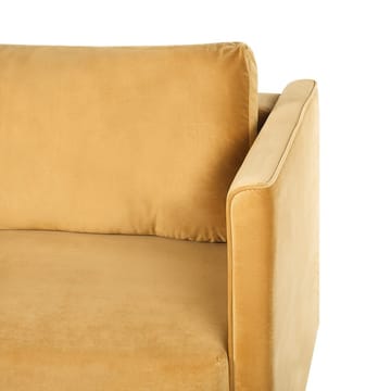 Eksjo 3-sits Utdragbar Bäddsoffa 146x203 cm med Förvaring i Sammet - Gul - Möbler - Soffa - Bäddsoffa