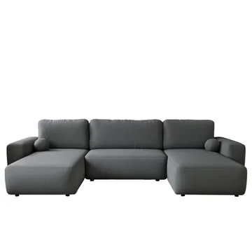 Elvior 5-sits U-formad bäddsoffa med dubbeldivan