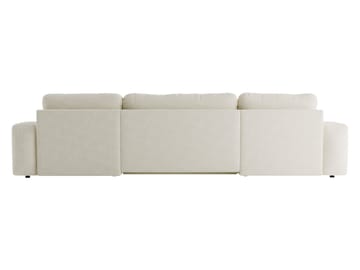 Elvior 5-sits U-formad bäddsoffa med dubbeldivan - vit - Möbler - Soffa - Bäddsoffa