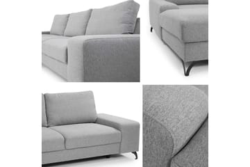Emet Bäddsoffa med Divan 3-sits - Beige - Möbler - Soffa - Bäddsoffa