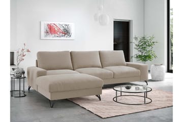 Emet Bäddsoffa med Divan 3-sits - Beige - Möbler - Soffa - Bäddsoffa
