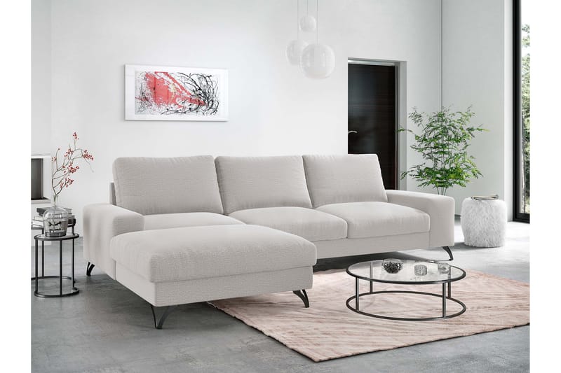 Emet Bäddsoffa med Divan 3-sits - Beige - Möbler - Soffa - Bäddsoffa