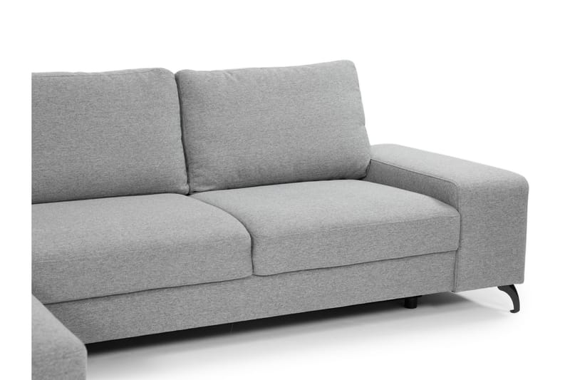 Emet Bäddsoffa med Divan 3-sits - Grå - Möbler - Soffa - Bäddsoffa