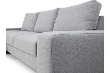 Emet Bäddsoffa med Divan 3-sits - Grå - Möbler - Soffa - Bäddsoffa