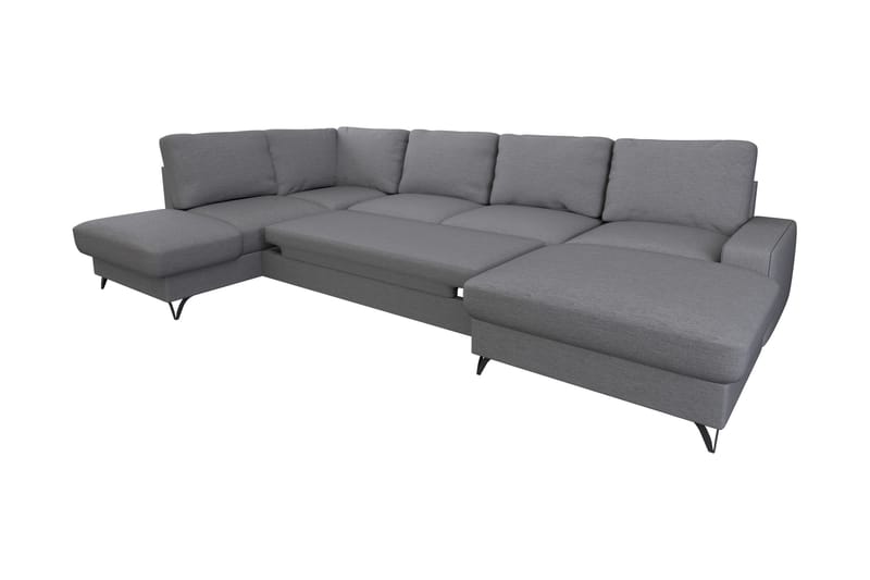 Emet Bäddsoffa med Divan och Schäslong 5-sits - Gul - Möbler - Soffa - Bäddsoffa