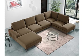 Emet Bäddsoffa med Divan och Schäslong 5-sits - Vit - Möbler - Soffa - Bäddsoffa