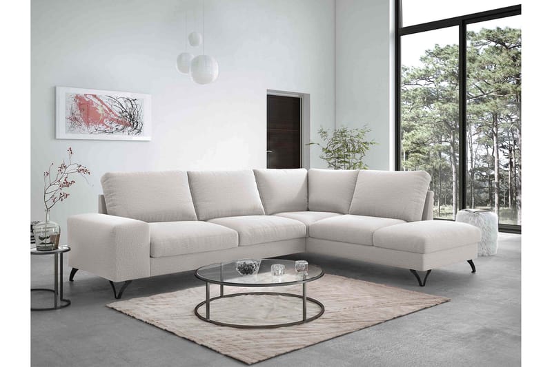 Emet Bäddsoffa med Schäslong 4-sits - Brun - Möbler - Soffa - Bäddsoffa